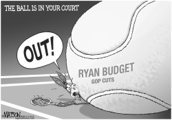 DEMOCRATS RESPOND TO PAUL RYAN BUDGET PLAN by RJ Matson