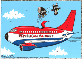 REPUBLICAN BUDGET  by Bob Englehart