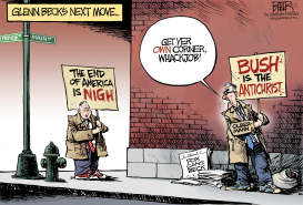 BYE-BYE BECK by Nate Beeler