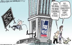 FOXNEWS DROPS BECK by Mike Keefe