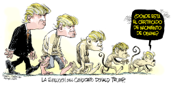 EVOLUCION DE DONALD TRUMP  by Daryl Cagle