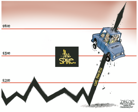 GAS PRICE SPIKE by John Cole