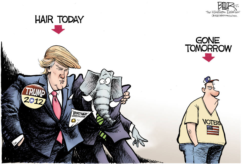  TRUMP FOR PRESIDENT by Nate Beeler