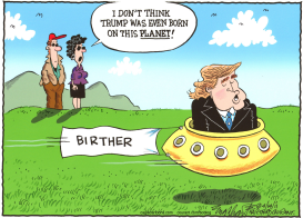 DONALD TRUMP by Bob Englehart