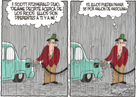 ALTOS PRECIOS DE LA GASOLINA  by Bob Englehart