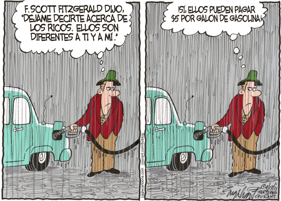  ALTOS PRECIOS DE LA GASOLINA  by Bob Englehart