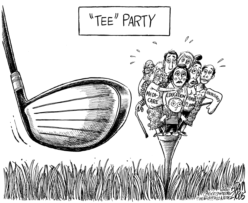  TEE PARTY by Adam Zyglis