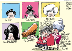 GOP HAIR APPARENT by Pat Bagley