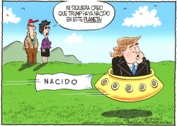 DONALD TRUMP  by Bob Englehart