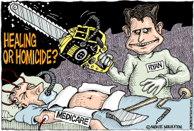 RYAN AND MEDICARE HEALING OR HOMICIDE by Wolverton