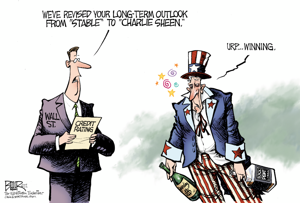  DEBT OUTLOOK by Nate Beeler