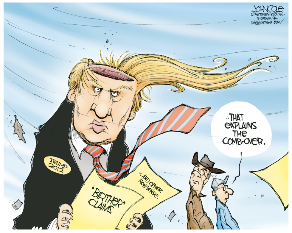  TRUMP COMB-OVER by John Cole