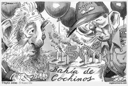 CELEBRAN FIDEL Y RAúL by Taylor Jones