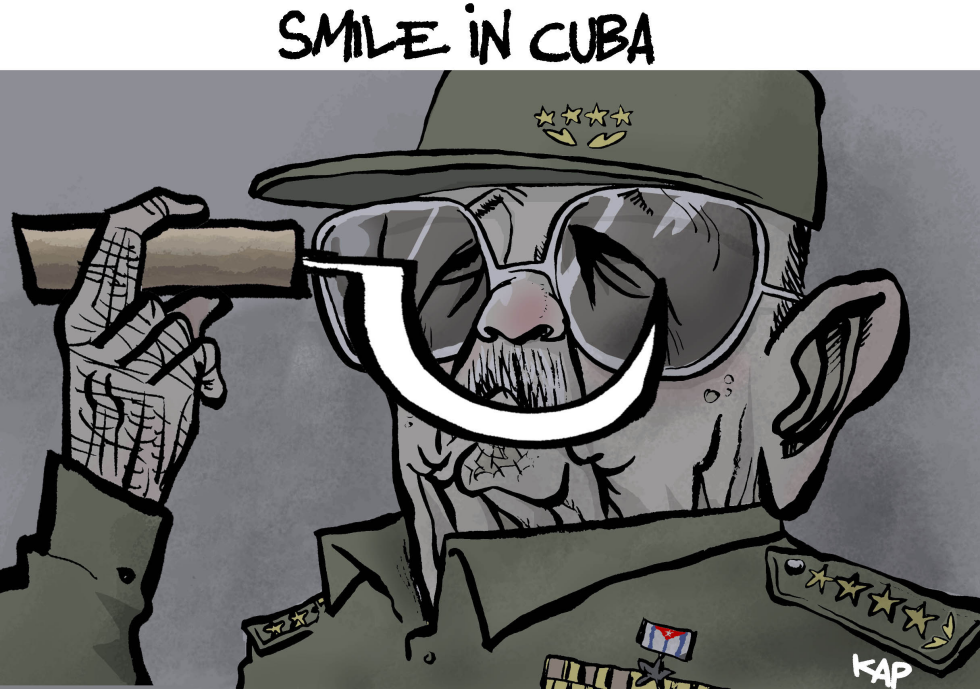  SMILE IN CUBA by Kap