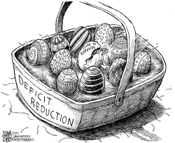 EASTER EGGS by Adam Zyglis