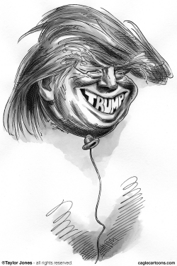 TRUMP TRIAL BALLOON by Taylor Jones