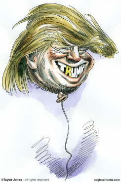 TRUMP TRIAL BALLOON  by Taylor Jones