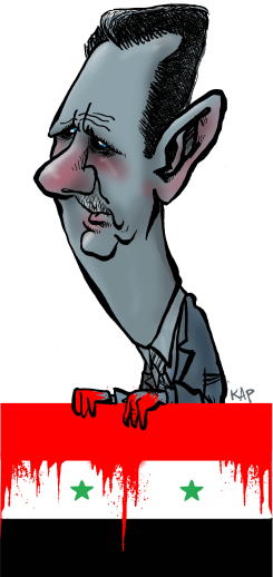 BASHAR AL ASSAD by Kap