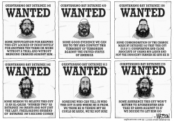 GUANTANAMO BAY WANTED POSTERS by RJ Matson