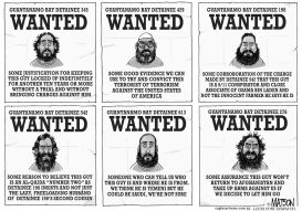 GUANTANAMO BAY WANTED POSTERS by RJ Matson