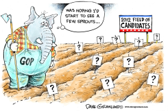 GOP 2012 CANDIDATE FIELD by Dave Granlund