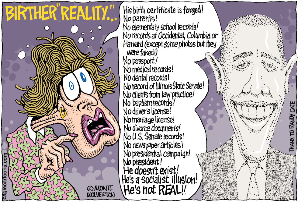  BIRTHER REALITY by Wolverton