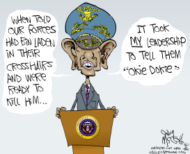 OBAMA TAKES CREDIT by Gary McCoy