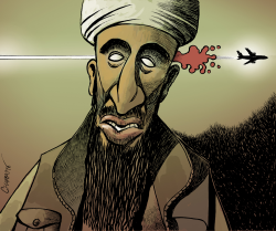 DEATH OF BIN LADEN by Patrick Chappatte