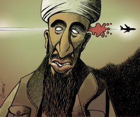 DEATH OF BIN LADEN by Patrick Chappatte