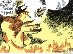 OSAMA SIZZLE by Pat Bagley