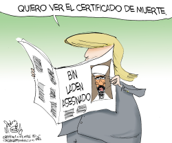 TRUMP DUDA SOBRE BIN LADEN  by Gary McCoy