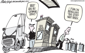 GAS PRICES by Mike Keefe