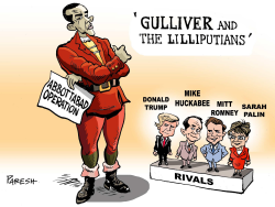 OBAMA AND RIVALS by Paresh Nath