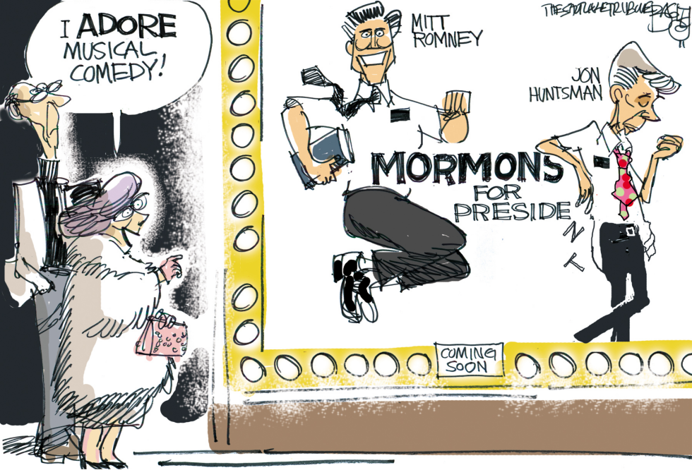  THE BOOK ON MORMONS  by Pat Bagley