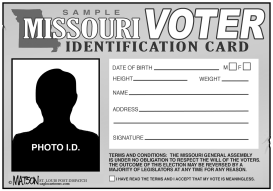 LOCAL MO-SAMPLE VOTER ID CARD by RJ Matson