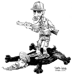 OBAMA EL GRAN CAZADOR by Daryl Cagle