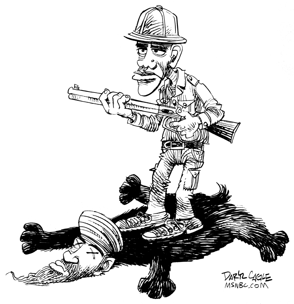  OBAMA EL GRAN CAZADOR by Daryl Cagle