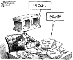 LOCAL BLOCK GRANTS by Adam Zyglis