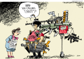 GUNS R UTAH by Pat Bagley