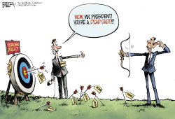 EXPERT MARKSMAN by Nate Beeler