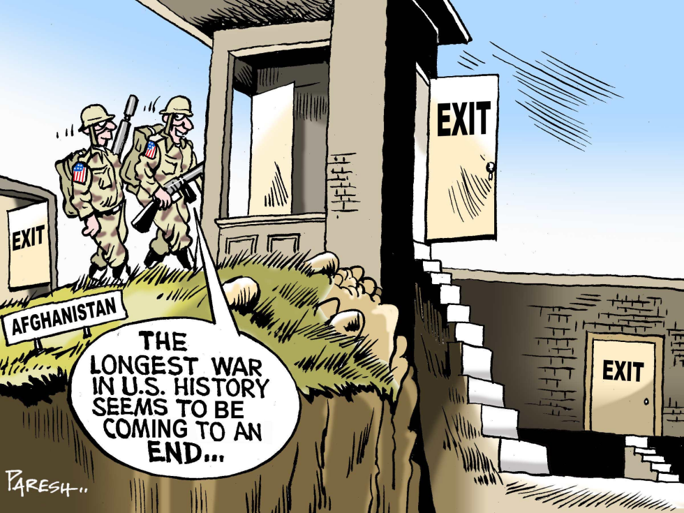  EXIT FROM AFGHANISTAN by Paresh Nath