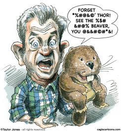 MEL GIBSON IS THE BEAVER  by Taylor Jones