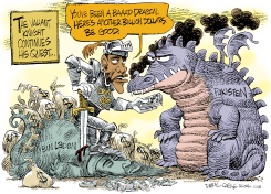 OBAMA AND PAKISTAN  by Daryl Cagle