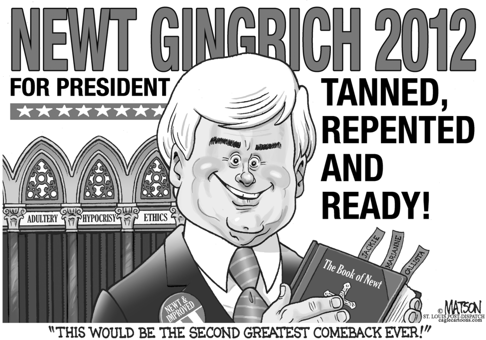  GINGRICH COMEBACK by RJ Matson