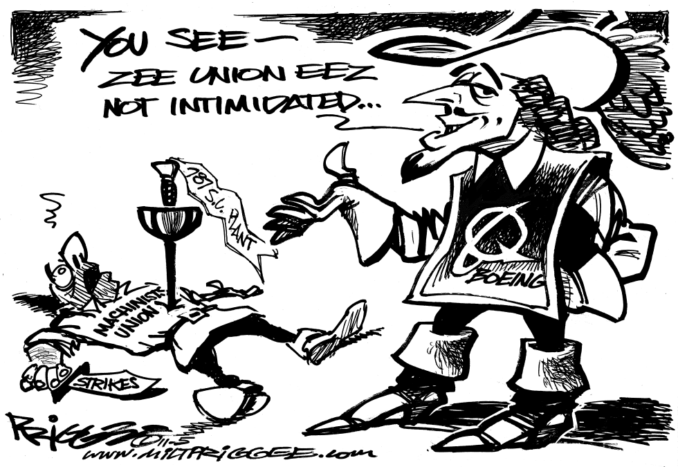  BOEING NON-INTIMIDATION by Milt Priggee