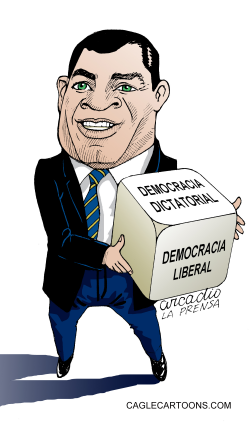 RAFAEL CORREA by Arcadio Esquivel