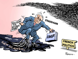 IMF CHIEF IN SCANDAL by Paresh Nath