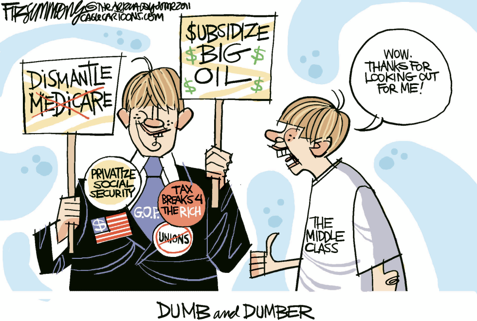  DUMB AND DUMBER by David Fitzsimmons