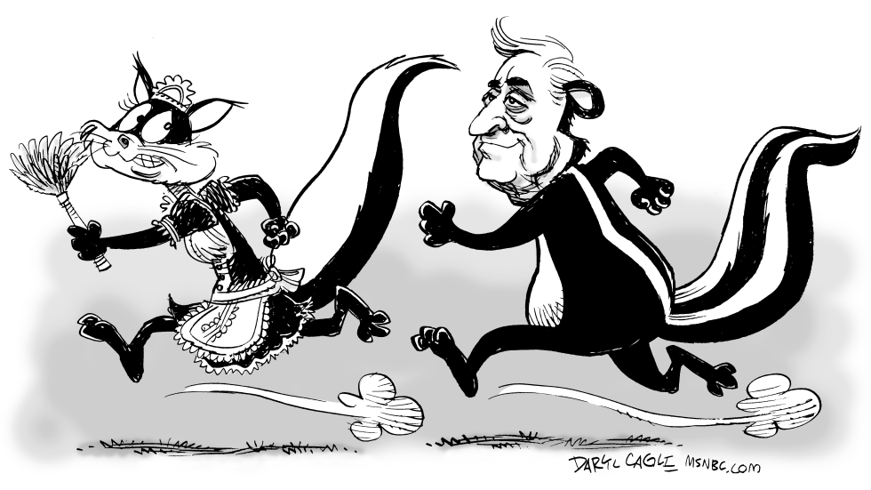  DOMINIQUE STRAUSS-KAHN LE PEW by Daryl Cagle