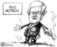 NEWT MOTEADO by Adam Zyglis